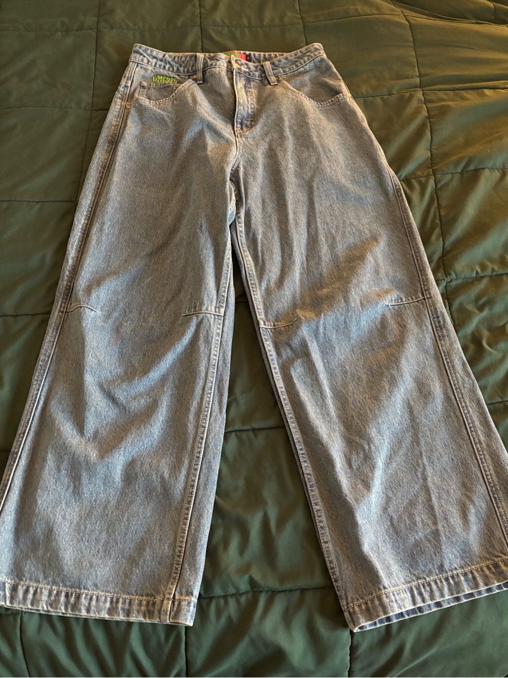 Empyre Light Blue Wide-Leg Denim Jeans